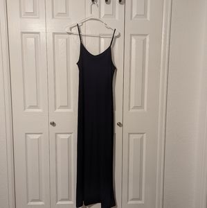 Navy blue maxi dress